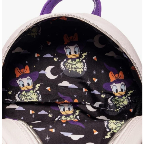 2022 Loungefly Disney Daisy Duck Halloween Witch Backpack - Picture 3 of 10
